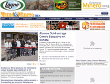 Tablet Screenshot of mundominero.com.mx